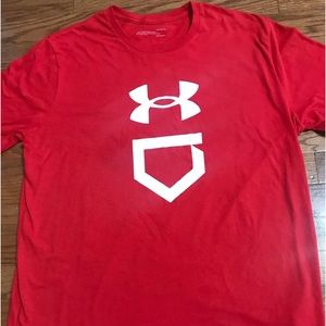 Mens HearGear Under Armorred performance shirt